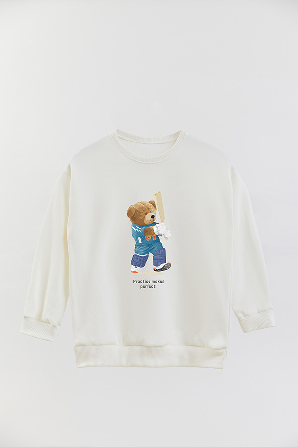 BUZO RUSTICO KIDS TEDDY PRACTICE MAKES PERFECT