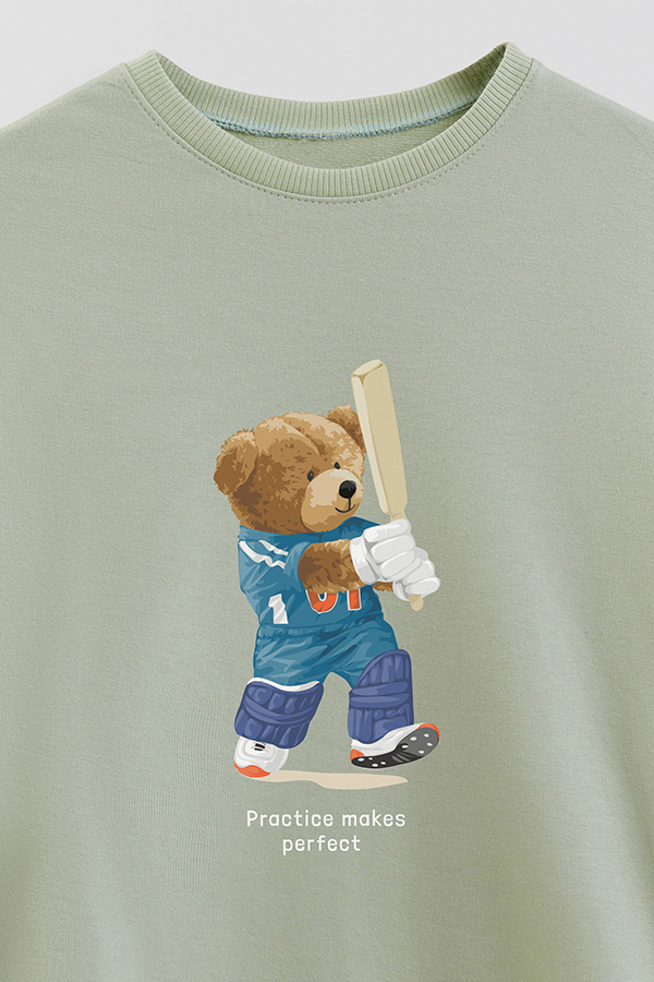 BUZO RUSTICO KIDS TEDDY PRACTICE MAKES PERFECT