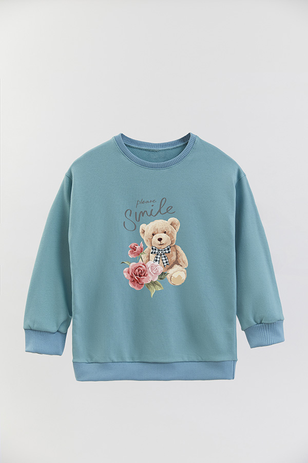 BUZO RUSTICO KIDS TEDDY PLEASE SMILE