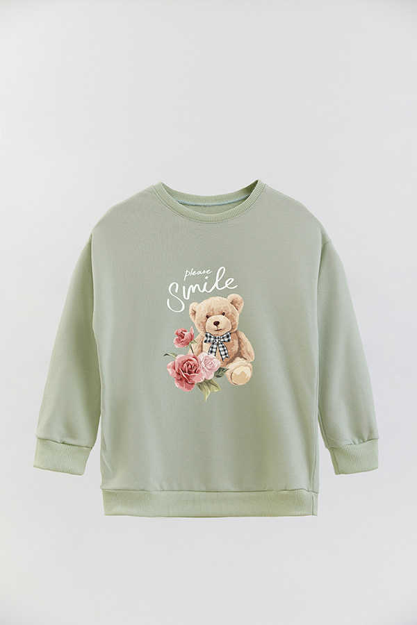 BUZO RUSTICO KIDS TEDDY PLEASE SMILE