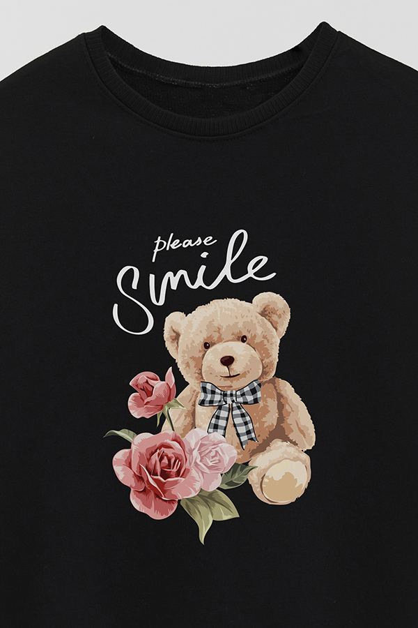 BUZO RUSTICO KIDS TEDDY PLEASE SMILE