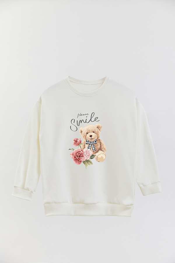 BUZO RUSTICO KIDS TEDDY PLEASE SMILE