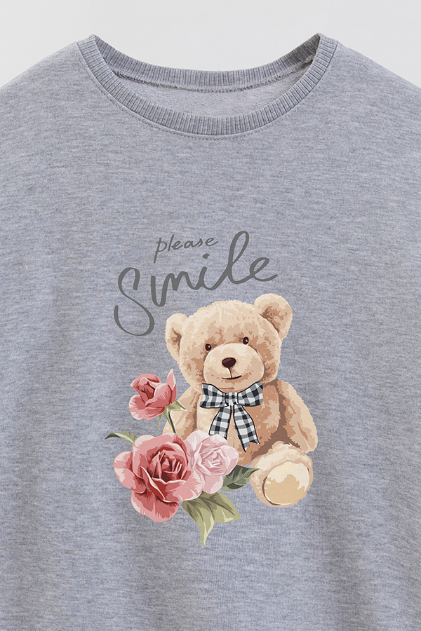 BUZO RUSTICO KIDS TEDDY PLEASE SMILE