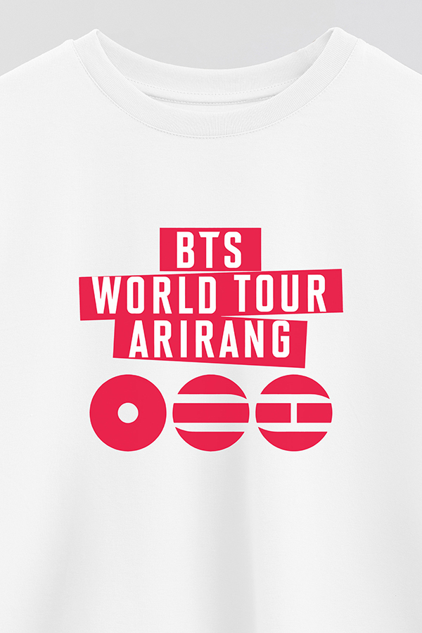 REMERA CROP ESTAMPADA BTS WT3