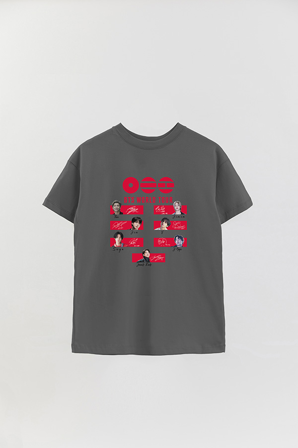 REMERA OVER ESTAMPADA BTS WT2