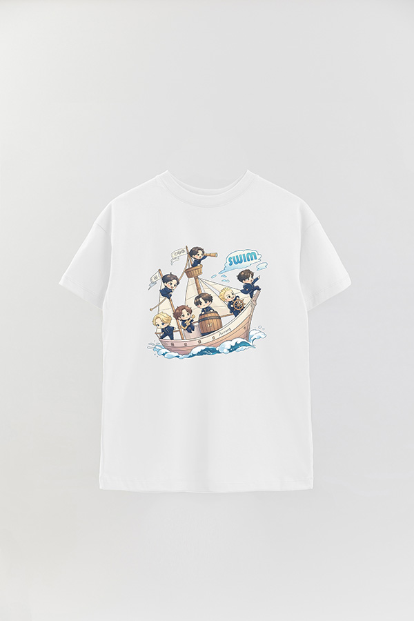 REMERA OVER ESTAMPADA BTS SWIM CT