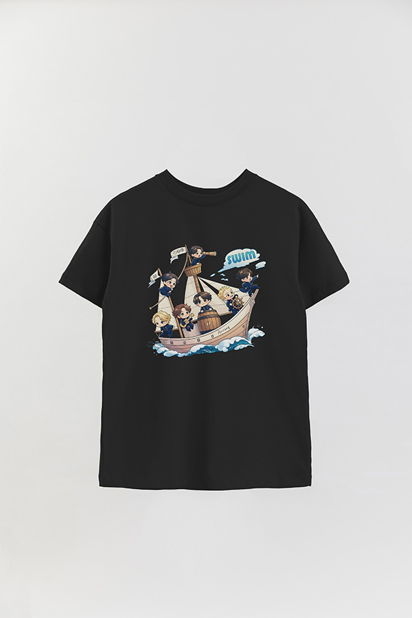 REMERA OVER ESTAMPADA BTS SWIM CT