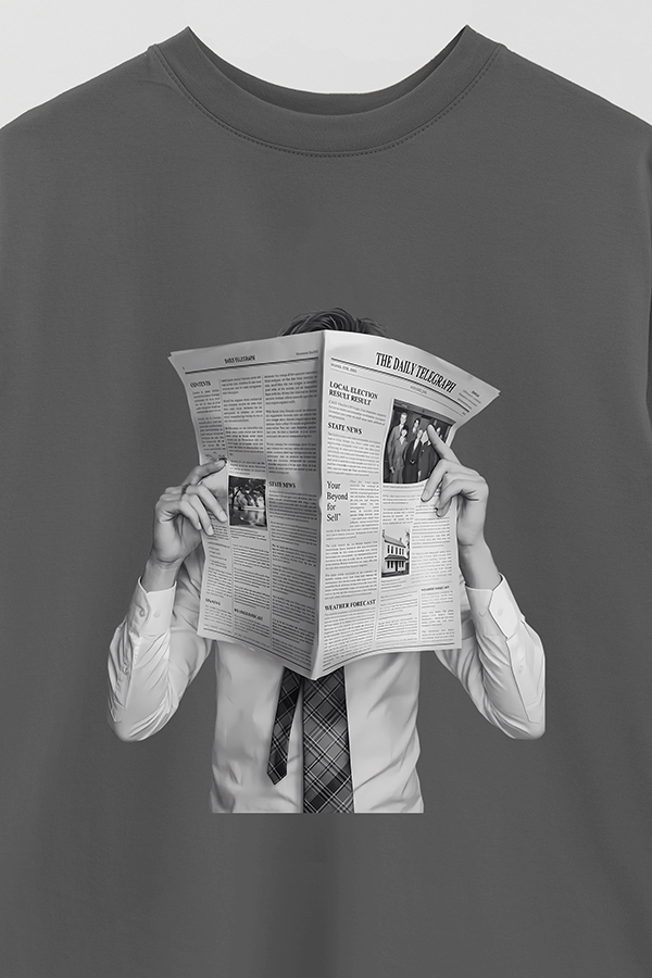 REMERA OVER ESTAMPADA BTS BW RM