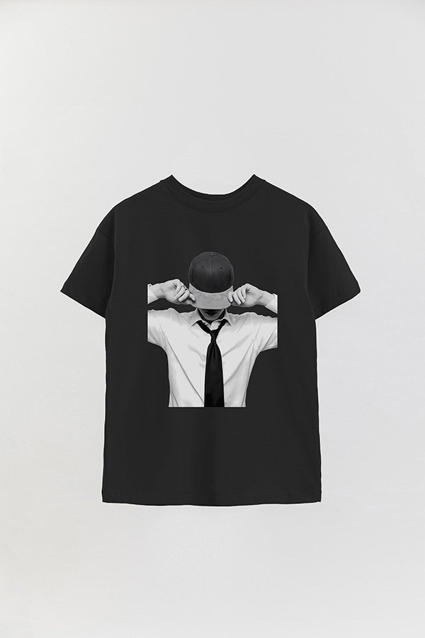 REMERA OVER ESTAMPADA BTS BW JIN