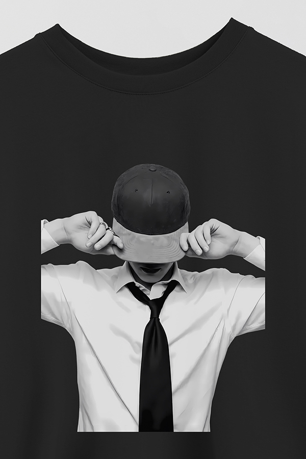 REMERA CROP ESTAMPADA BTS BW JIN