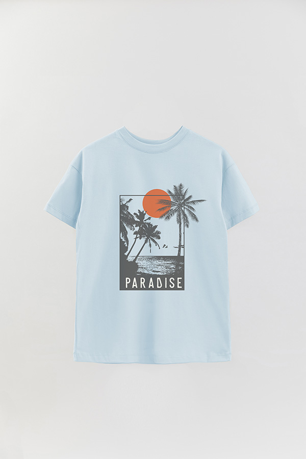 REMERA OVER ESTAMPADA PH PARADISE 2