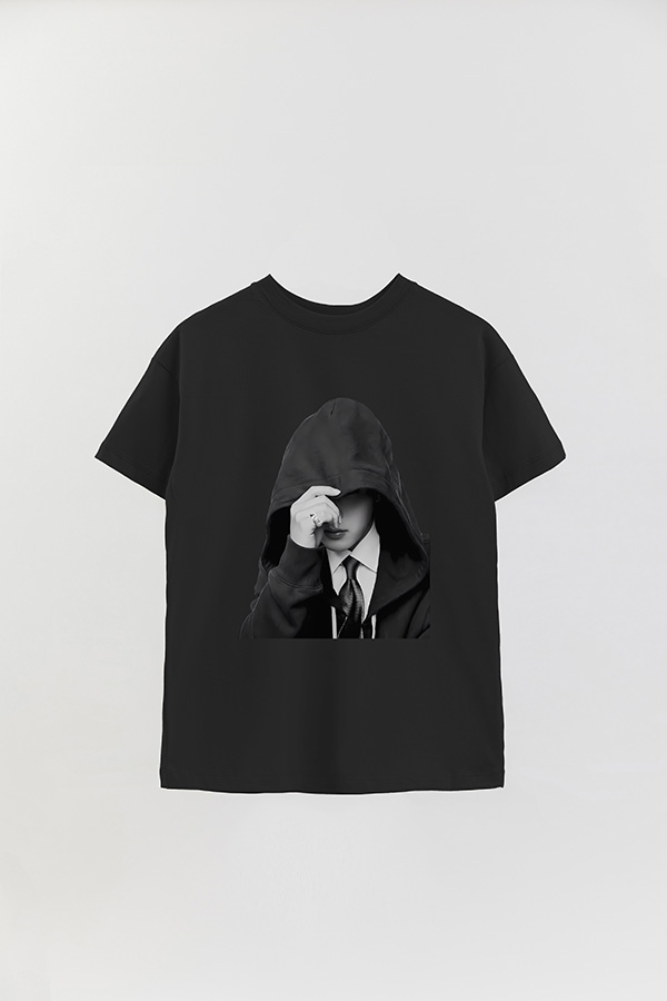 REMERA OVER ESTAMPADA BTS BW JIMIN