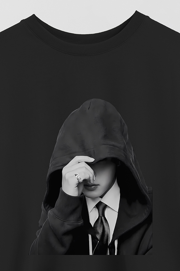 REMERA CROP ESTAMPADA BTS BW JIMIN