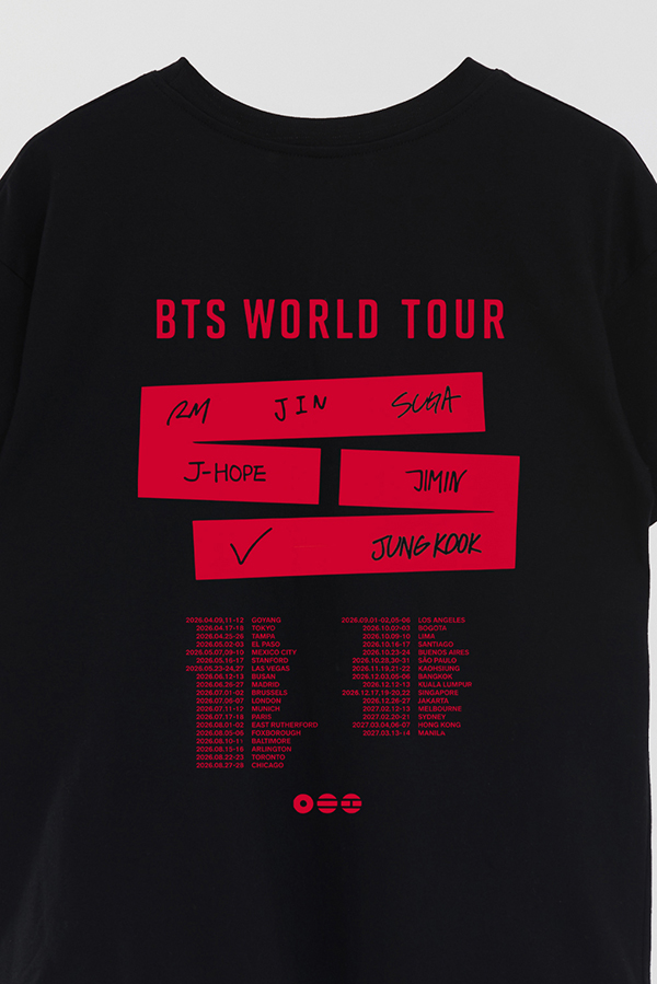 REMERA OVER FB ESTAMPADA BTS ARIRANG