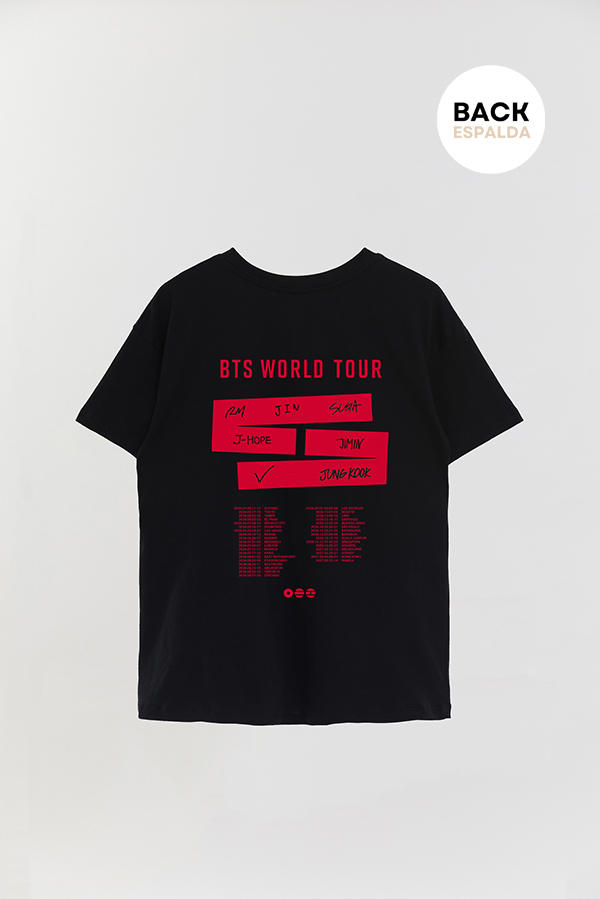 REMERA OVER FB ESTAMPADA BTS ARIRANG