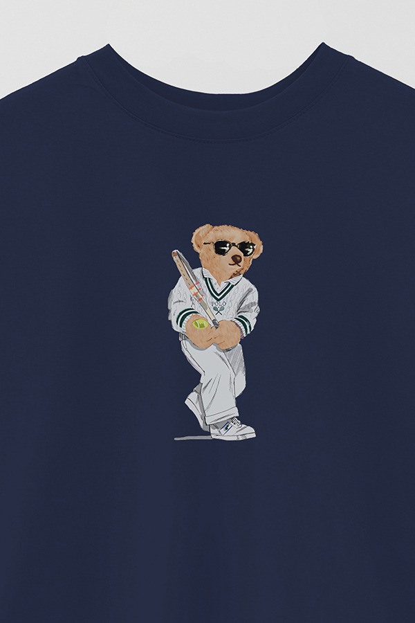 REMERA OVER ESTAMPADA UNISEX BEAR WIMBLEDON