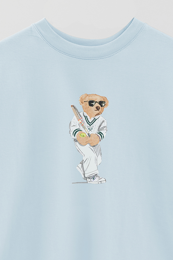 REMERA OVER ESTAMPADA UNISEX BEAR WIMBLEDON