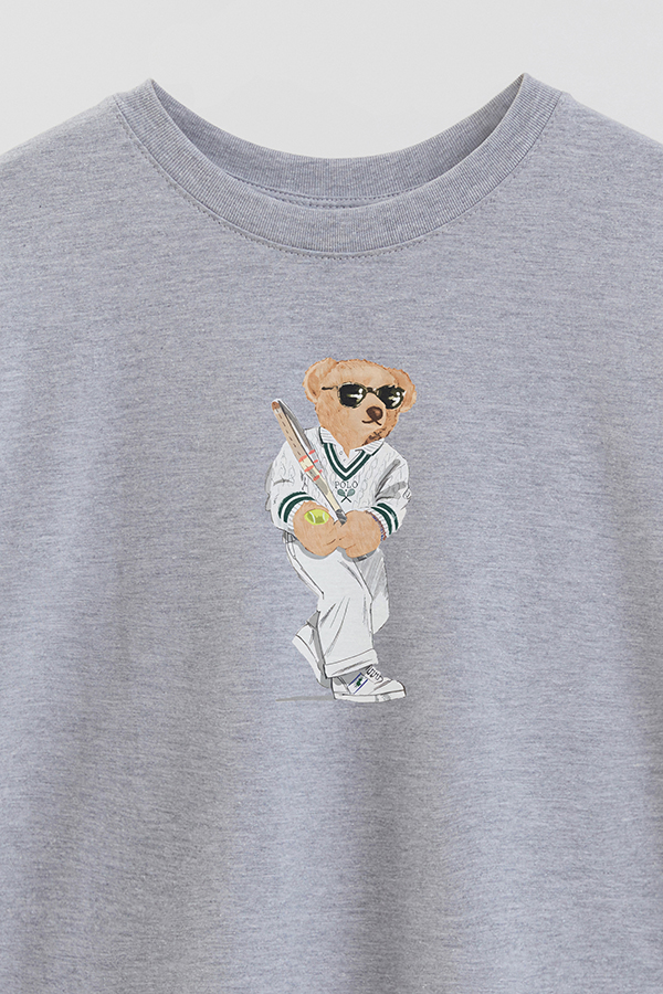 REMERA OVER ESTAMPADA UNISEX BEAR WIMBLEDON