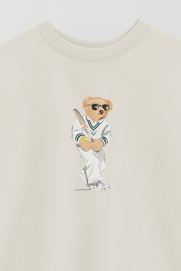REMERA OVER ESTAMPADA UNISEX BEAR WIMBLEDON