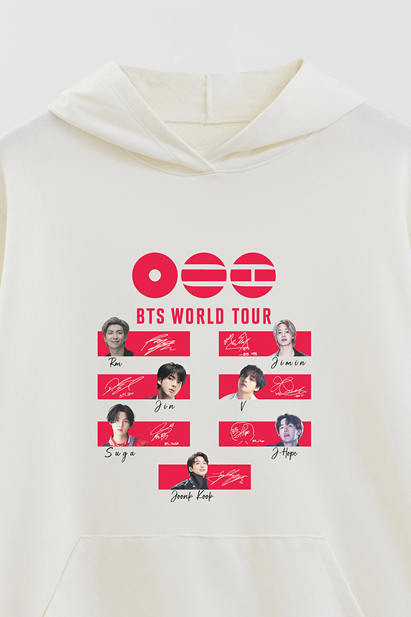 HOODIE RUSTICO ESTAMPADO BTS WT2