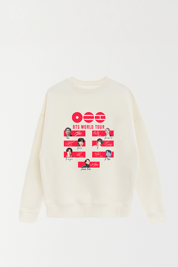 BUZO RUSTICO ESTAMPADO BTS WT2