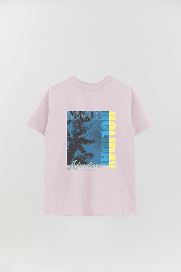 REMERA OVER ESTAMPADA GRAPHIC PARADISE