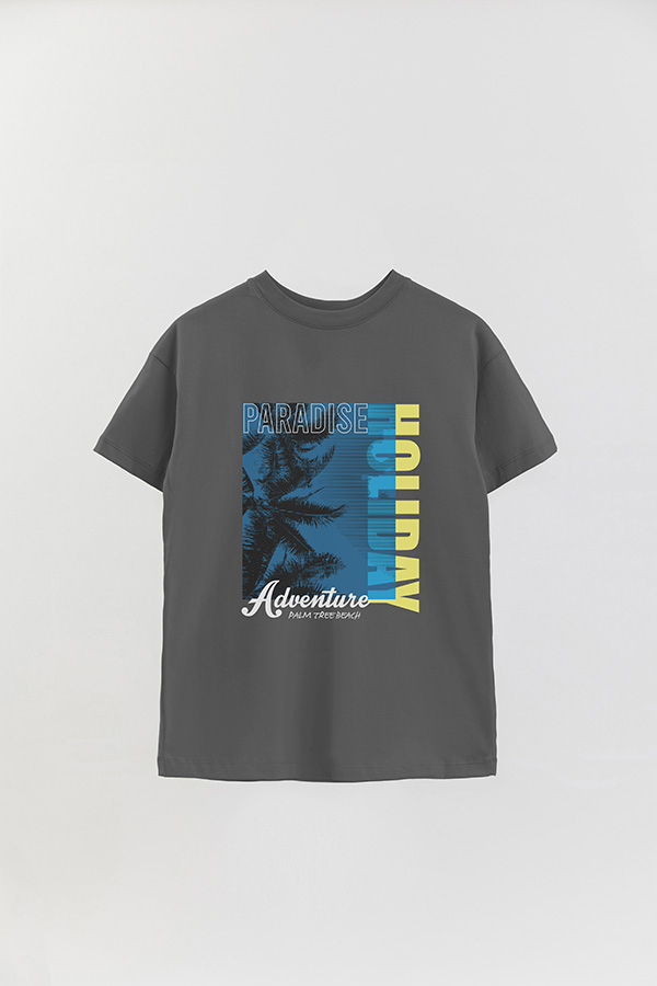REMERA OVER ESTAMPADA GRAPHIC PARADISE
