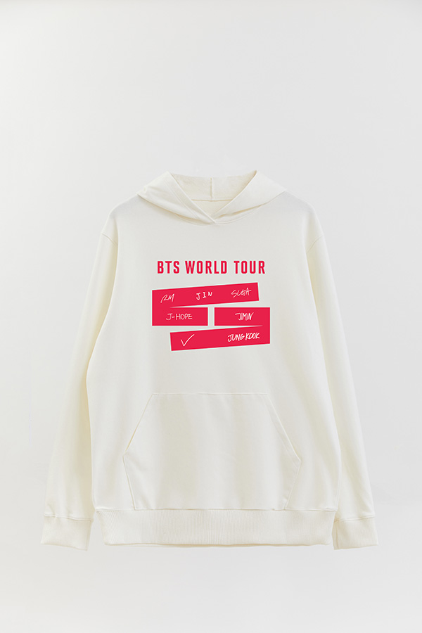 HOODIE RUSTICO ESTAMPADO BTS WT