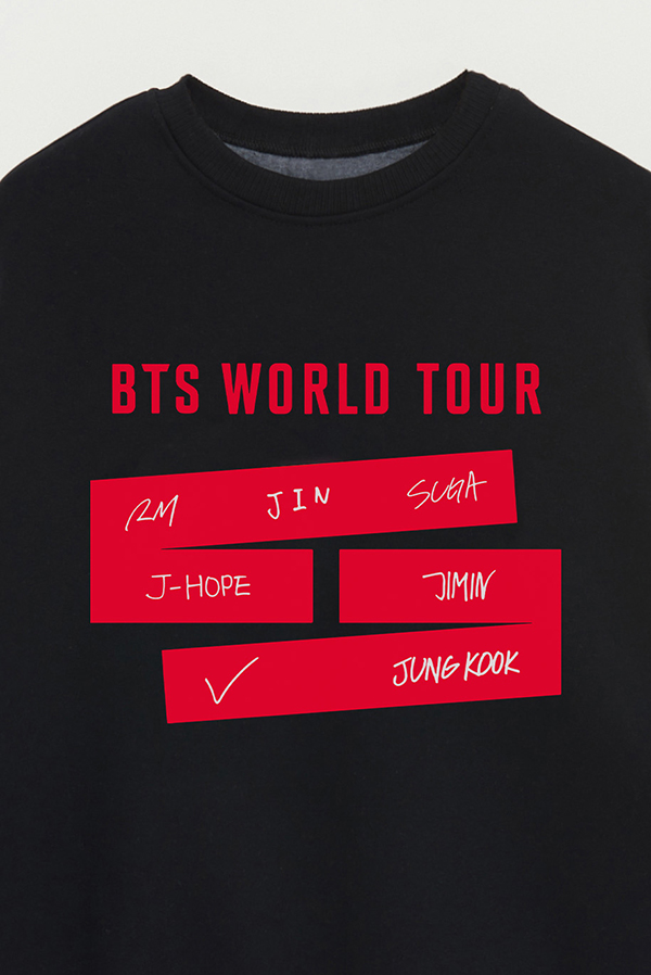 BUZO RUSTICO ESTAMPADO BTS WT