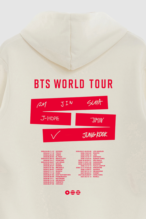 HOODIE RUSTICO FB ESTAMPADO BTS ARIRANG