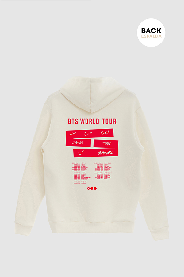 HOODIE RUSTICO FB ESTAMPADO BTS ARIRANG