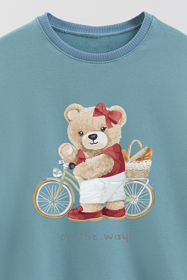 BUZO RUSTICO KIDS TEDDY ON THE WAY