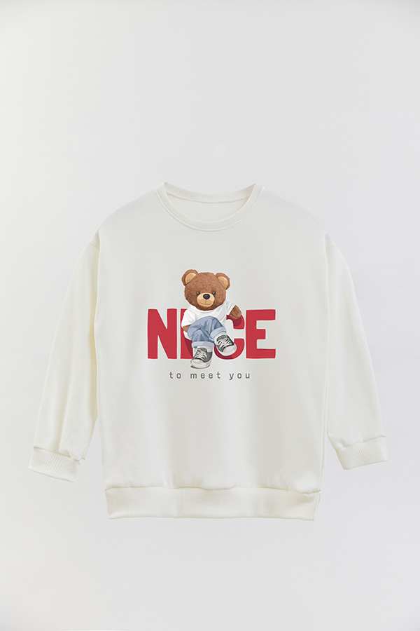 BUZO RUSTICO KIDS TEDDY NICE TO MEET YOU