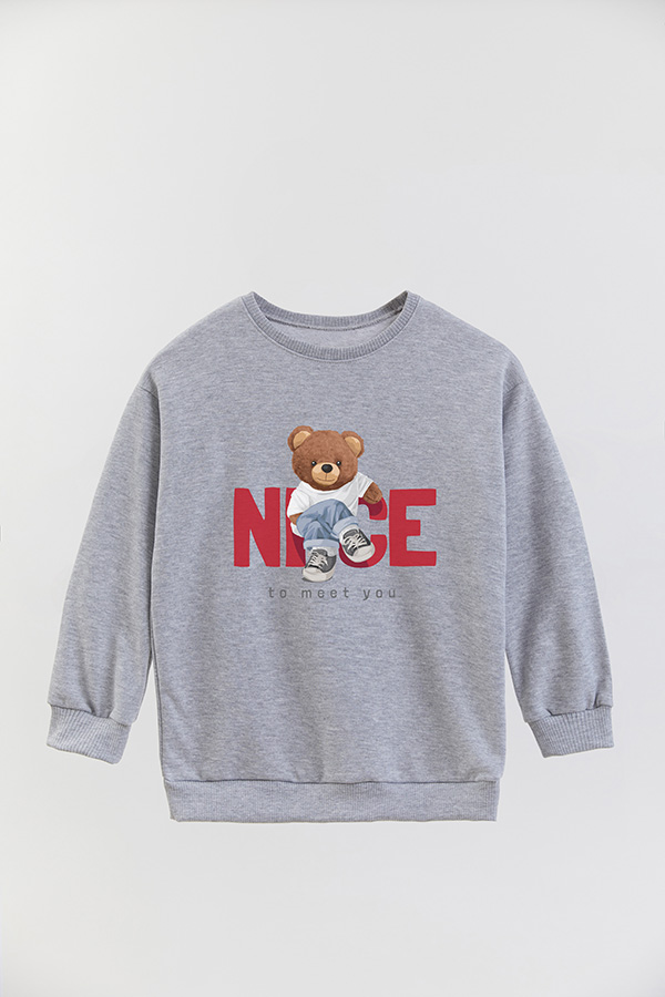 BUZO RUSTICO KIDS TEDDY NICE TO MEET YOU