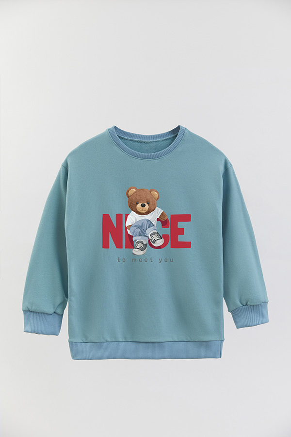 BUZO RUSTICO KIDS TEDDY NICE TO MEET YOU