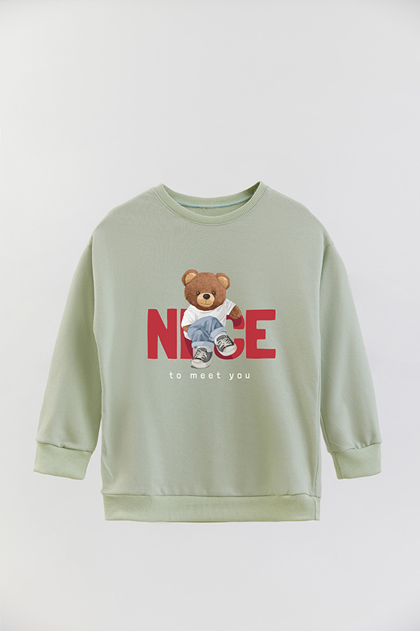 BUZO RUSTICO KIDS TEDDY NICE TO MEET YOU