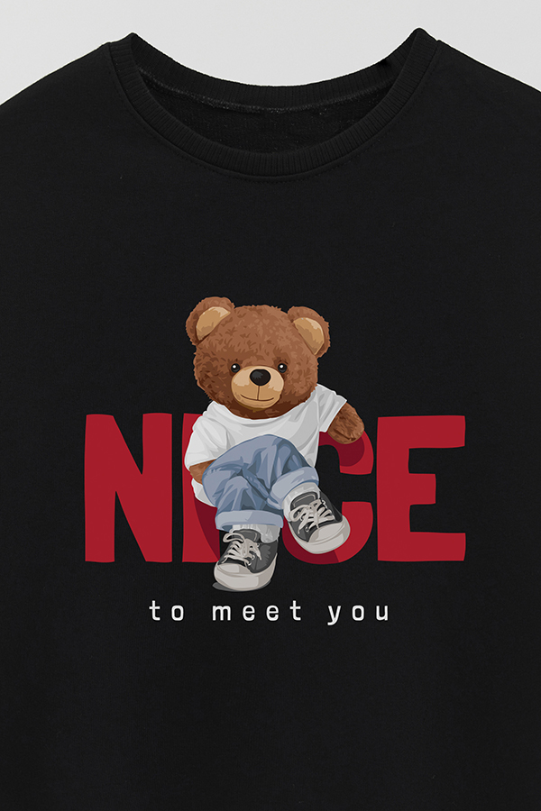 BUZO RUSTICO KIDS TEDDY NICE TO MEET YOU