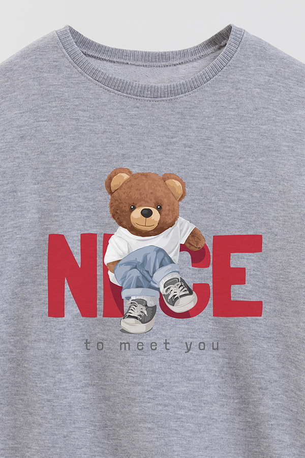 BUZO RUSTICO KIDS TEDDY NICE TO MEET YOU