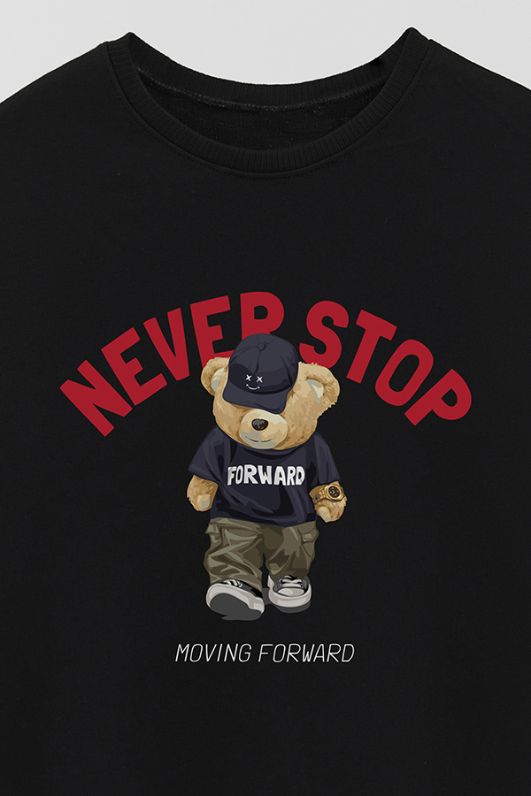 BUZO RUSTICO KIDS TEDDY NEVER STOP