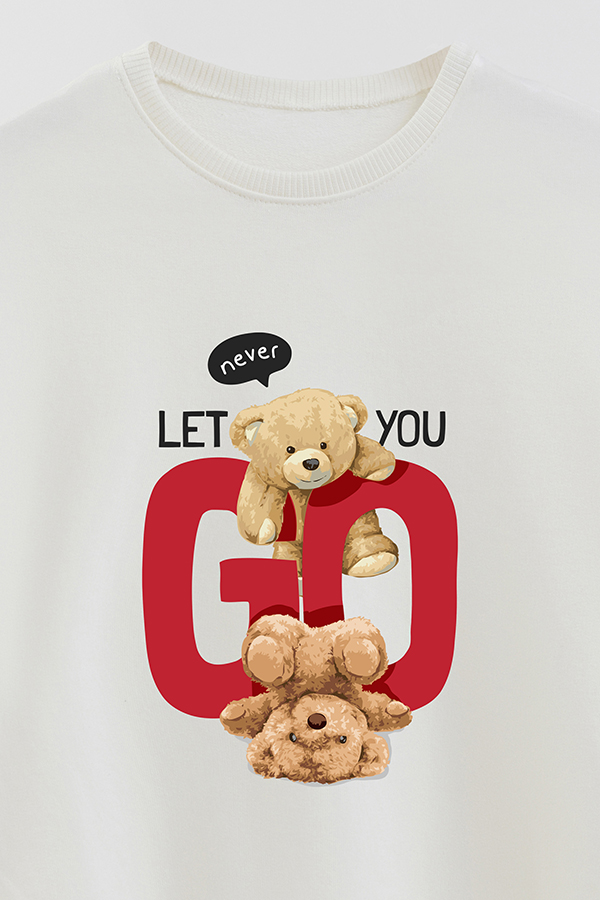 BUZO RUSTICO KIDS TEDDY NEVER LET YOU GO