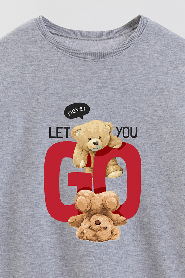 BUZO RUSTICO KIDS TEDDY NEVER LET YOU GO