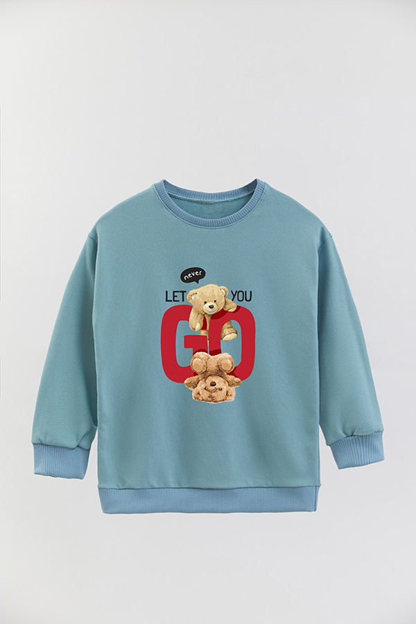 BUZO RUSTICO KIDS TEDDY NEVER LET YOU GO