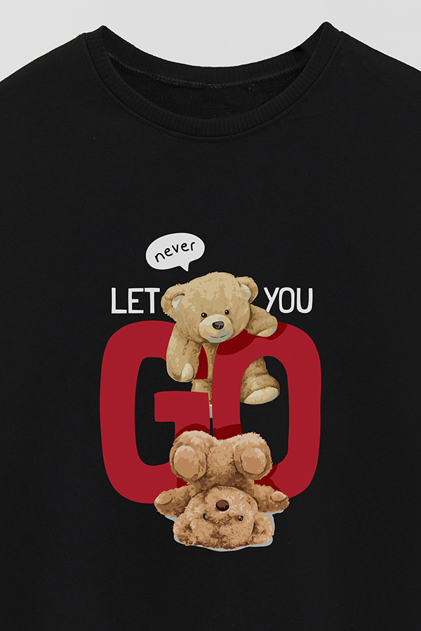 BUZO RUSTICO KIDS TEDDY NEVER LET YOU GO