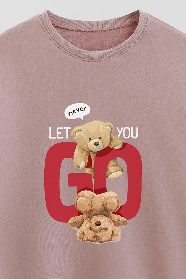 BUZO RUSTICO KIDS TEDDY NEVER LET YOU GO