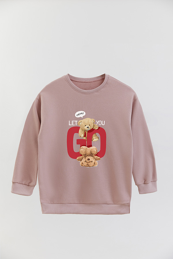 BUZO RUSTICO KIDS TEDDY NEVER LET YOU GO