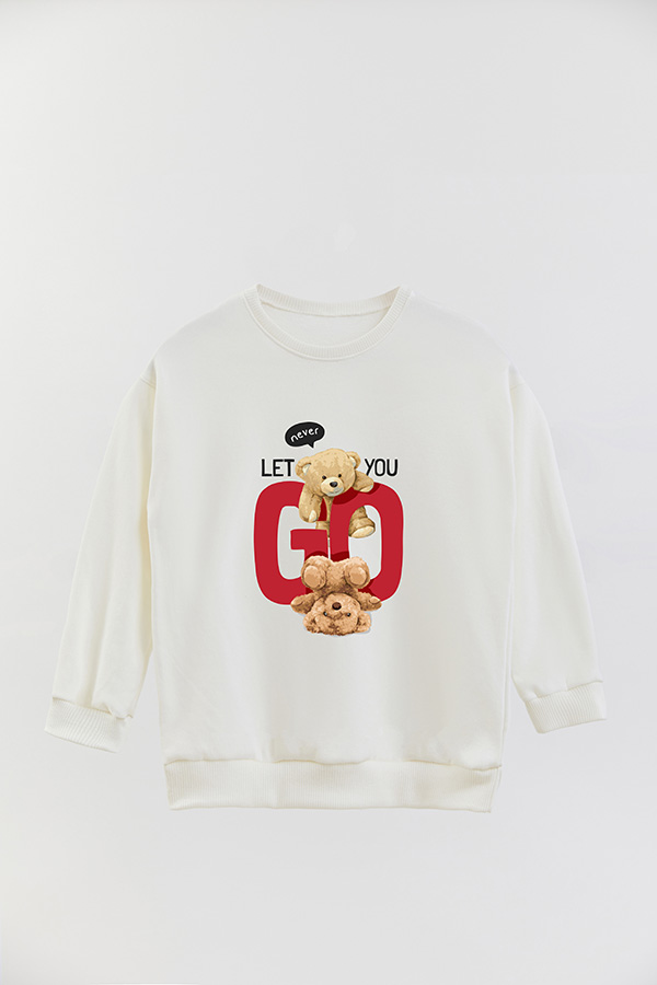 BUZO RUSTICO KIDS TEDDY NEVER LET YOU GO