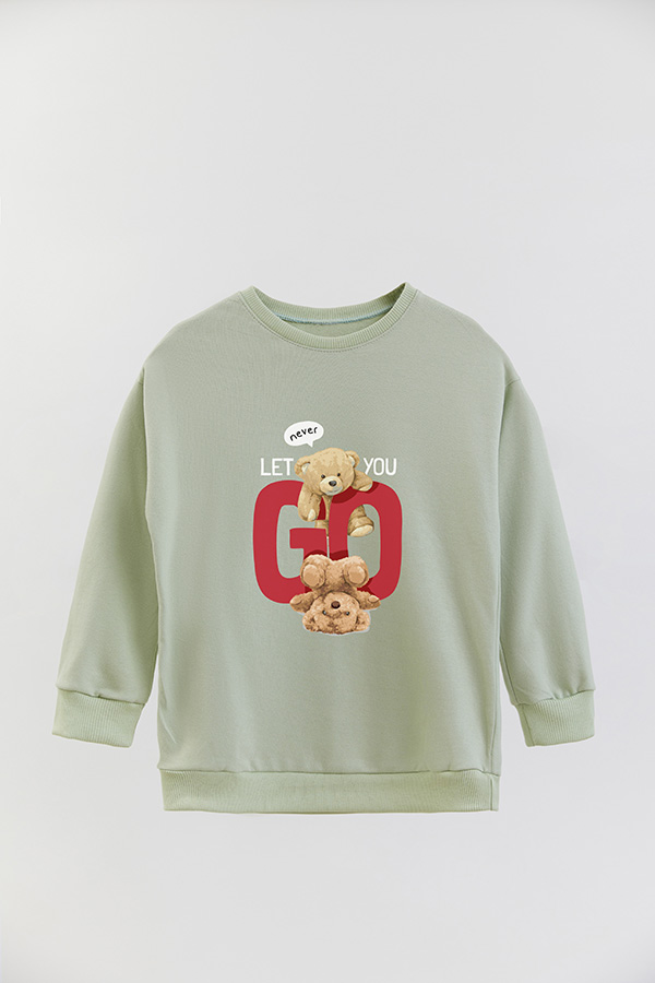 BUZO RUSTICO KIDS TEDDY NEVER LET YOU GO