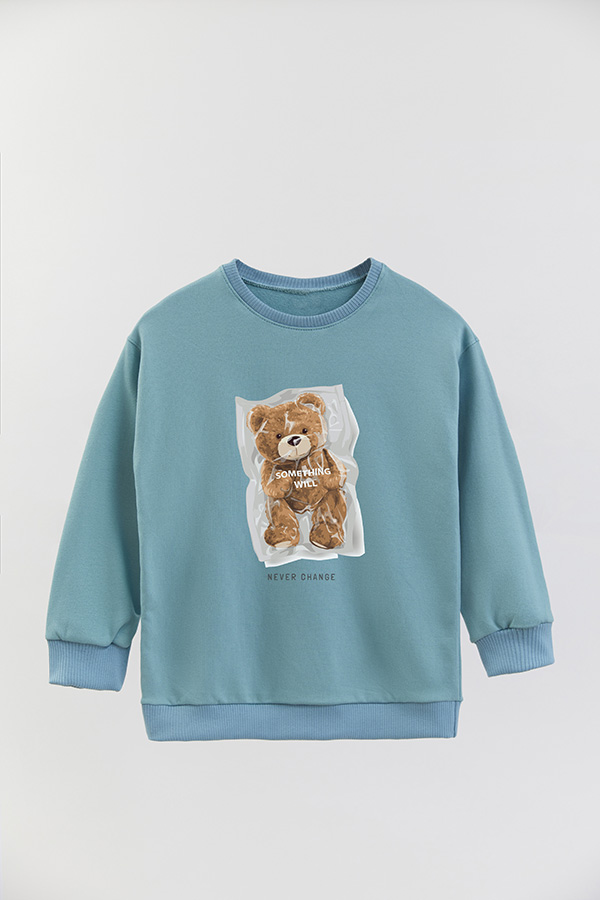 BUZO RUSTICO KIDS TEDDY NEVER CHANGE