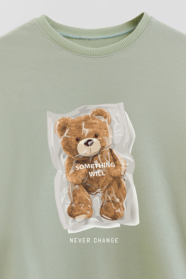 BUZO RUSTICO KIDS TEDDY NEVER CHANGE