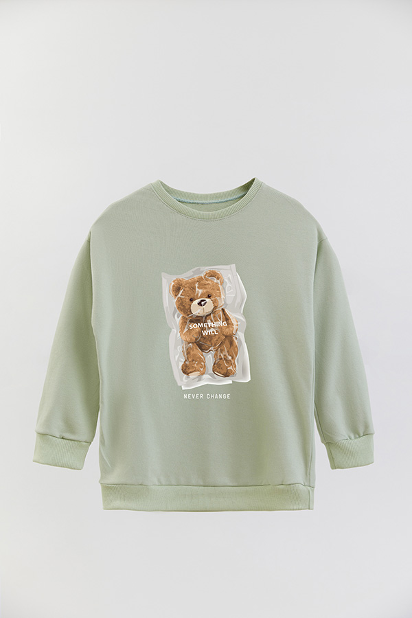 BUZO RUSTICO KIDS TEDDY NEVER CHANGE